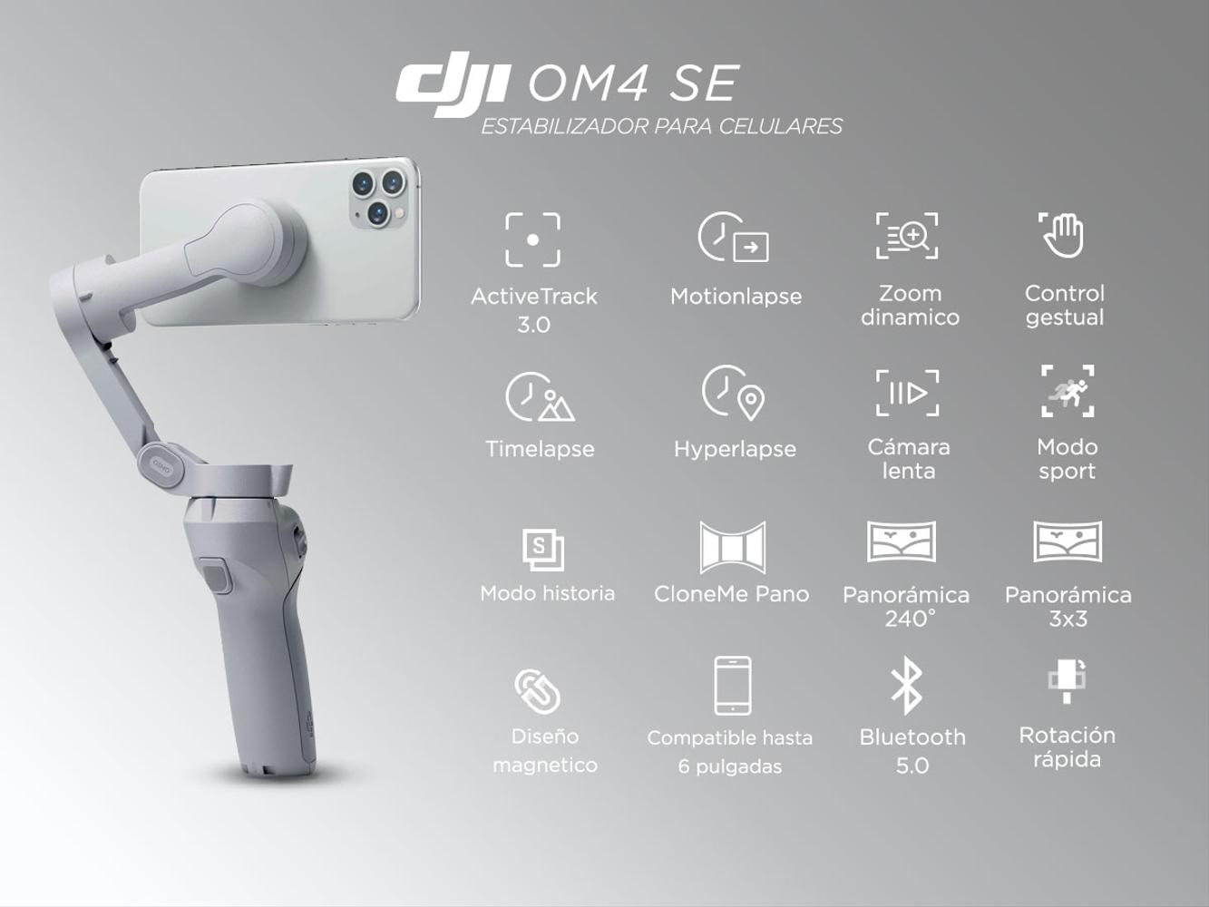 Estabilizador DJI Osmo Mobile 4 SE Videos Y Foto Funci??n Panor??mica - Imagen 5
