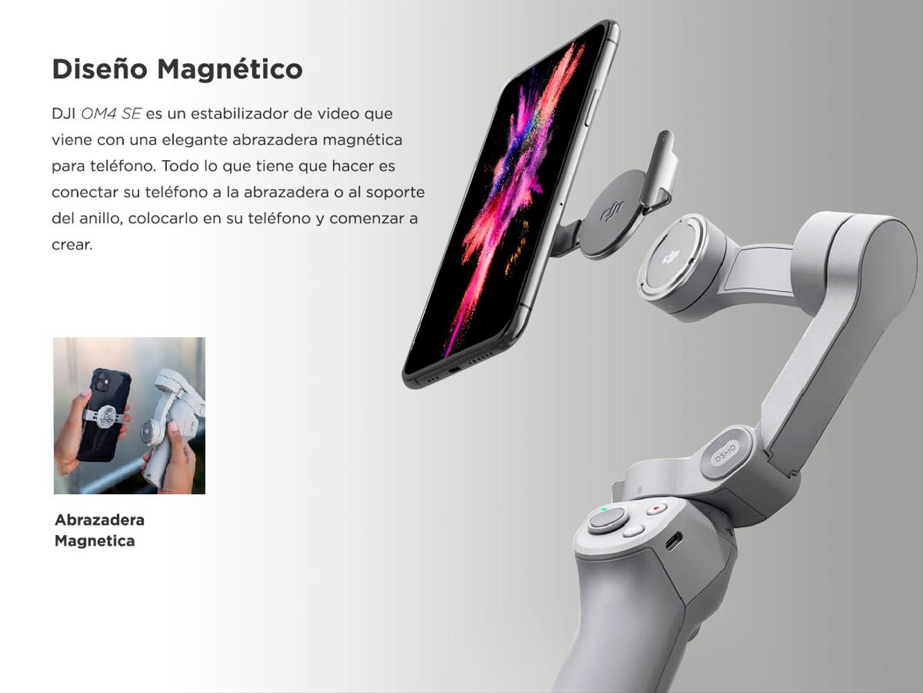 Estabilizador DJI Osmo Mobile 4 SE Videos Y Foto Funci??n Panor??mica - Imagen 2
