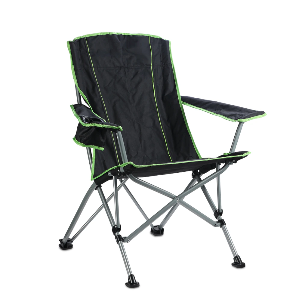 Silla plegable con respaldo alto