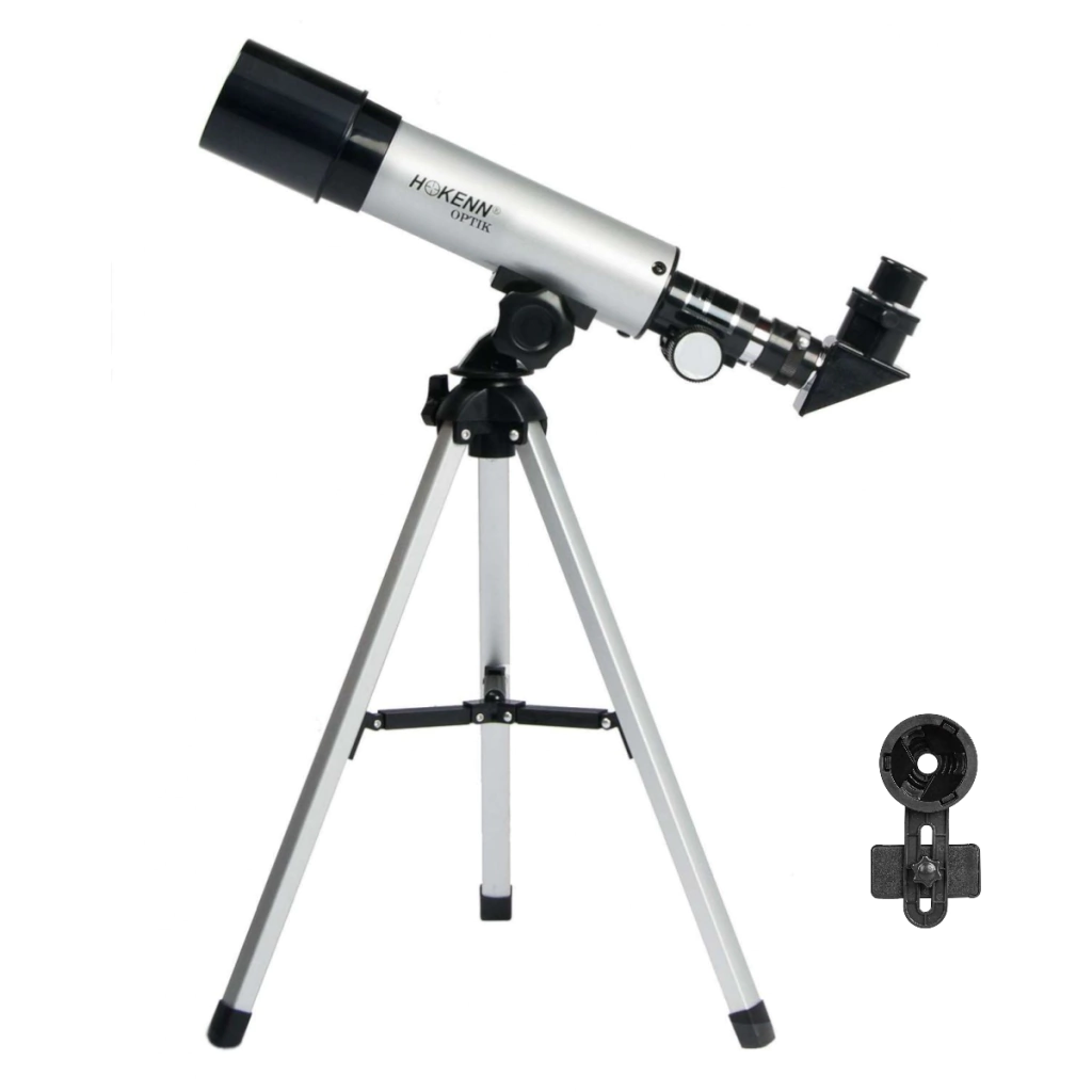 Telescopio HOKENN HPR 50/360 con Clip Adaptador para Celular