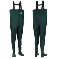 Wader nailon + pvc Waterdog con bota N4201